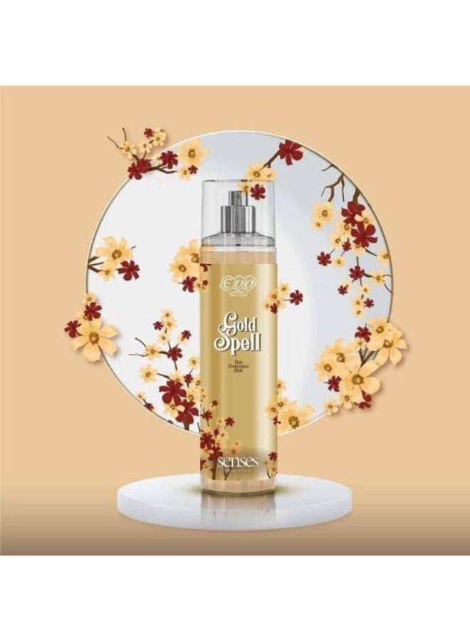 إيفا سكين كير سينسز معطر ميست الجسم جولد سبيل - 240 مل - Image 3